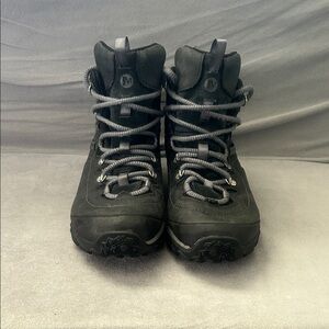 Merrell Black and Gray Hiking Boots. Great condition